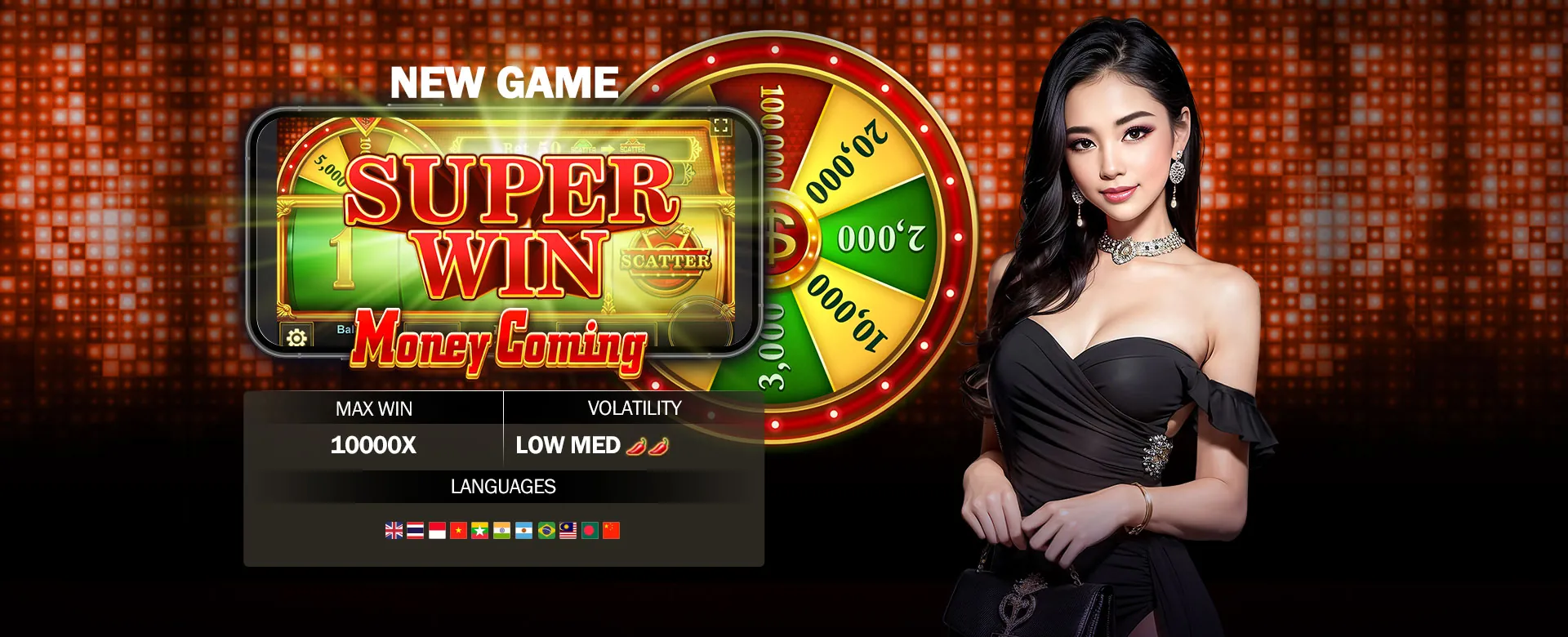 Dynamic JL Bet Slot gaming background with vibrant graphics and exclusive promotions
